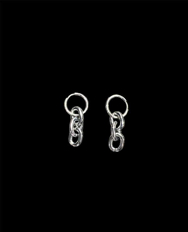 Double Link Chain Earring